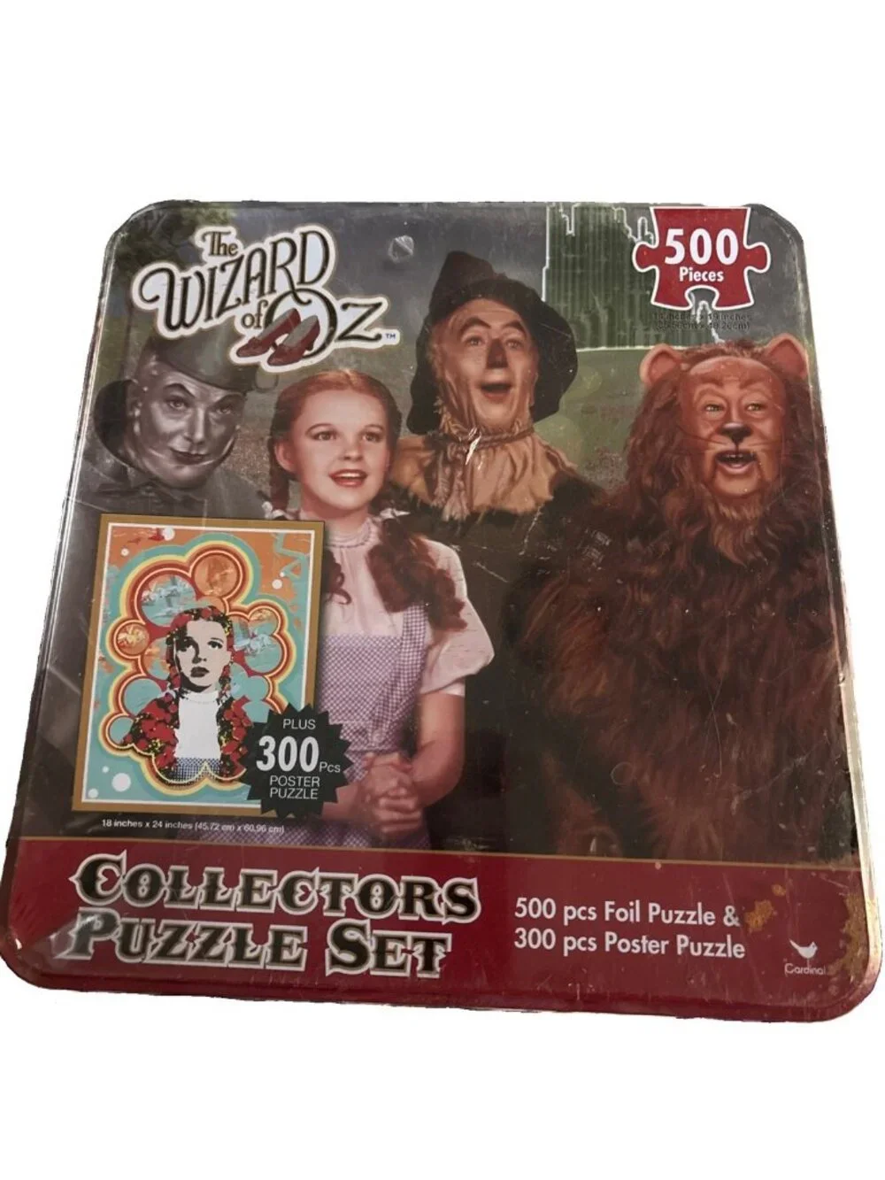 The Wizard of Oz 500 pc Foil Puzzle & 300 pc Poster Puzzle Jigsaw Puzzle READ